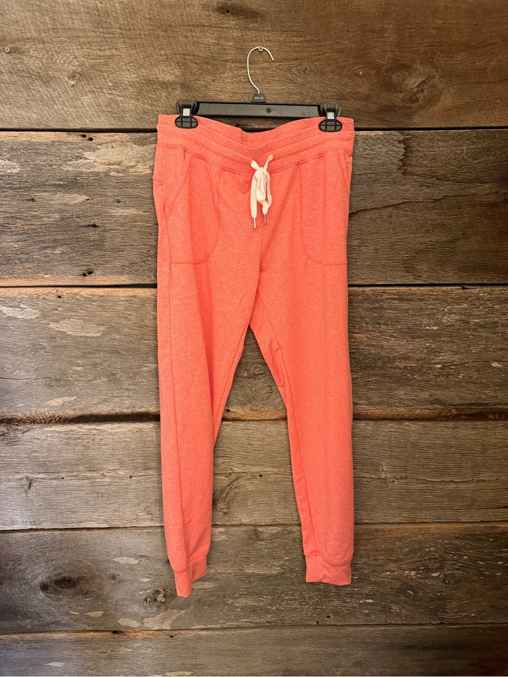 ZYIA Coral Joggers with Cream Drawstring